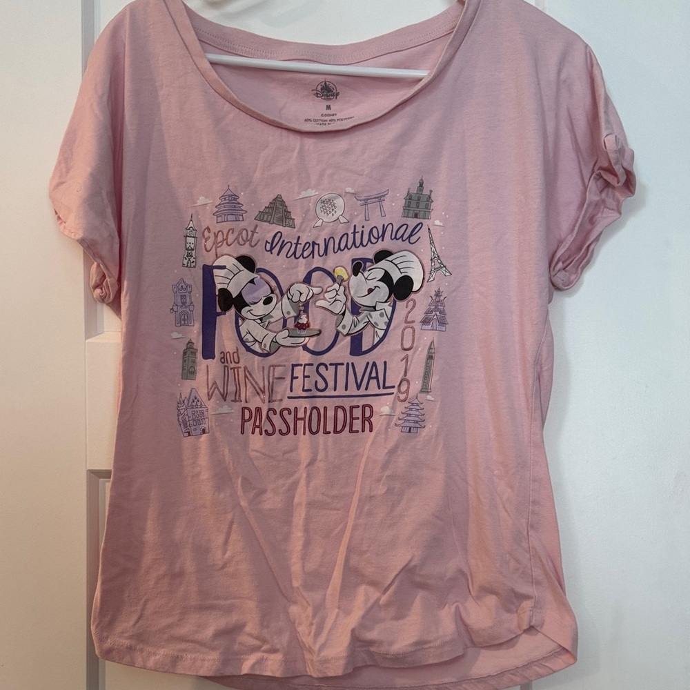 Disney Pink Epcot Festival Women's Tee